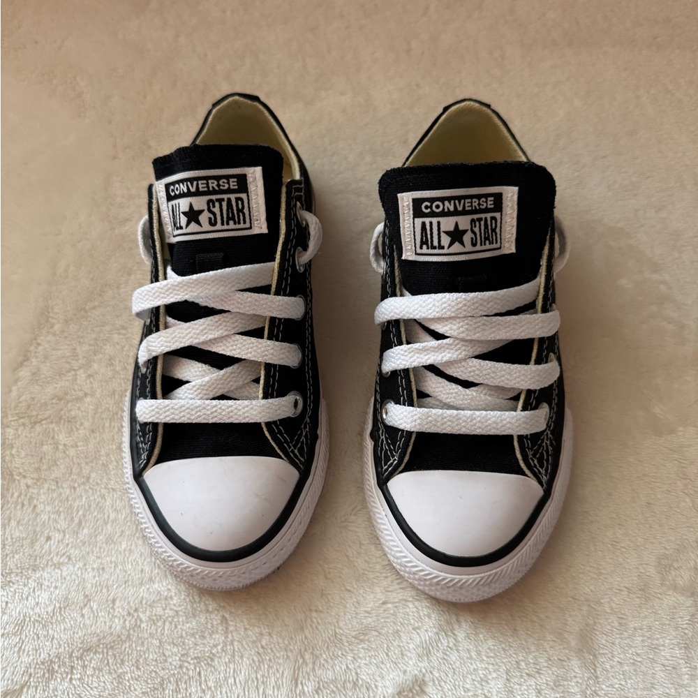 Kids Converse Black and White Chuck Taylor Sneakers